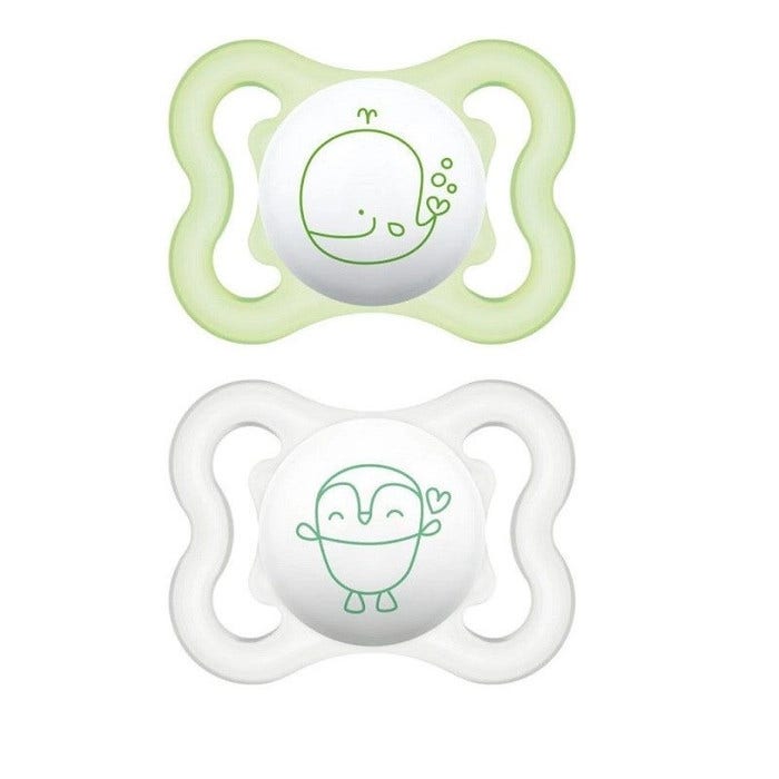 Mam Air Sucette 2-6 mois en silicone double neutre