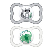 Mam Air Sucette en silicone neutre, lot de 2, à partir de 6 mois