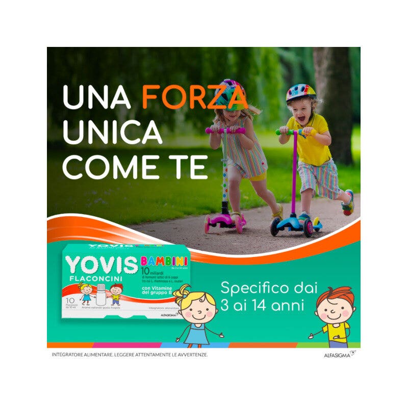 Yovis Bambini Flaconcini Fragola 10x10ml
