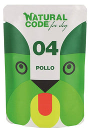 Natural Code 04 Poulet pour chiens adultes, sachet de 100 g