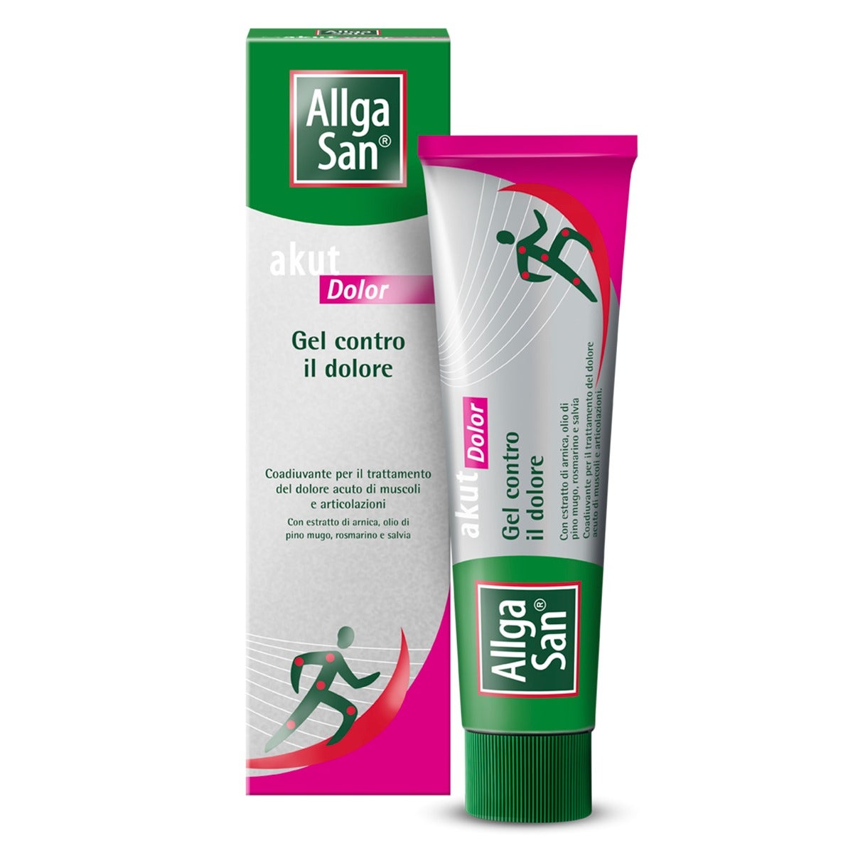 AllgaSan Akut Gel anti-douleur à l'arnica 100 ml Soulagement musculaire et articulaire