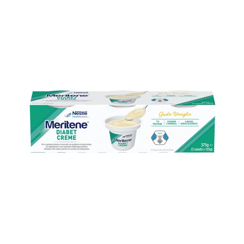 Meritene Diabet Crème Vanille 3x125g
