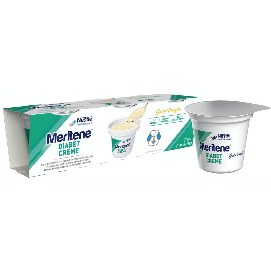 Meritene Diabet Crème Vanille 3x125g