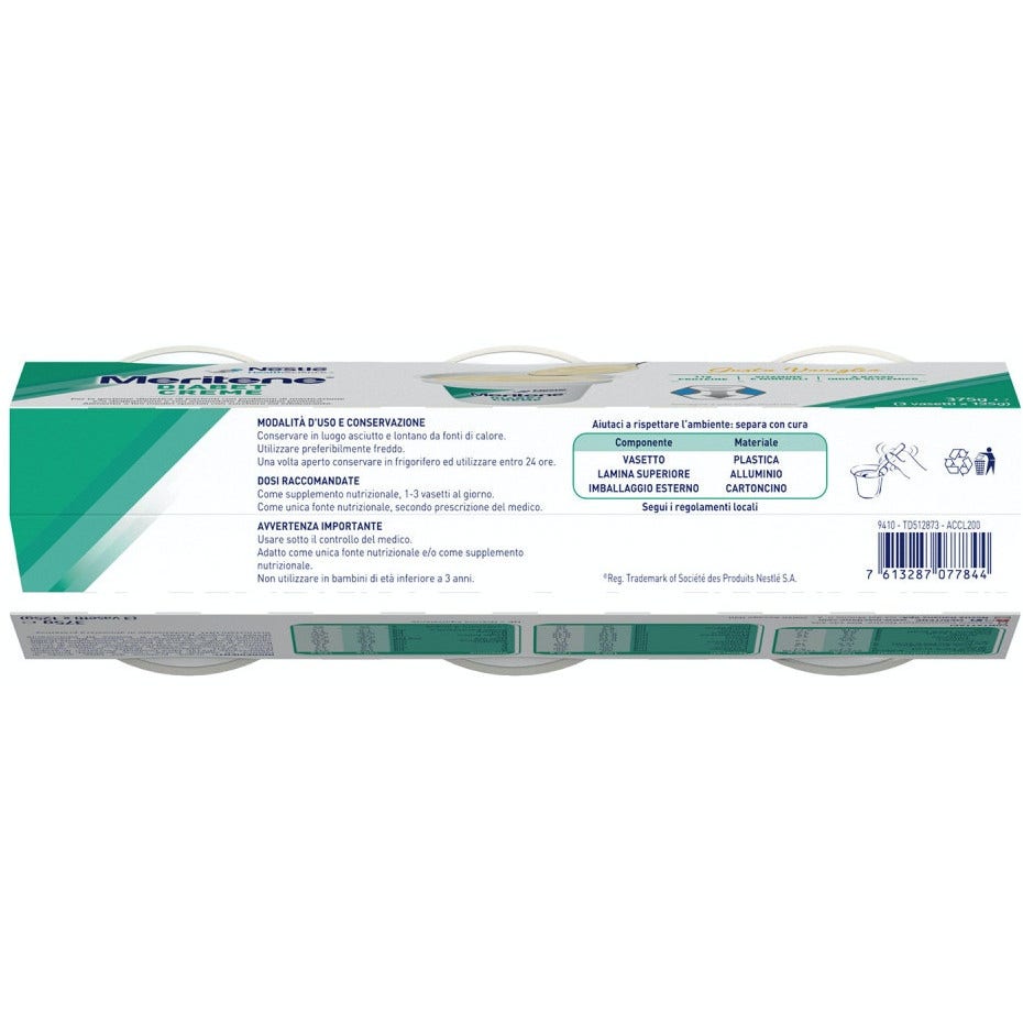 Meritene Diabet Crème Vanille 3x125g