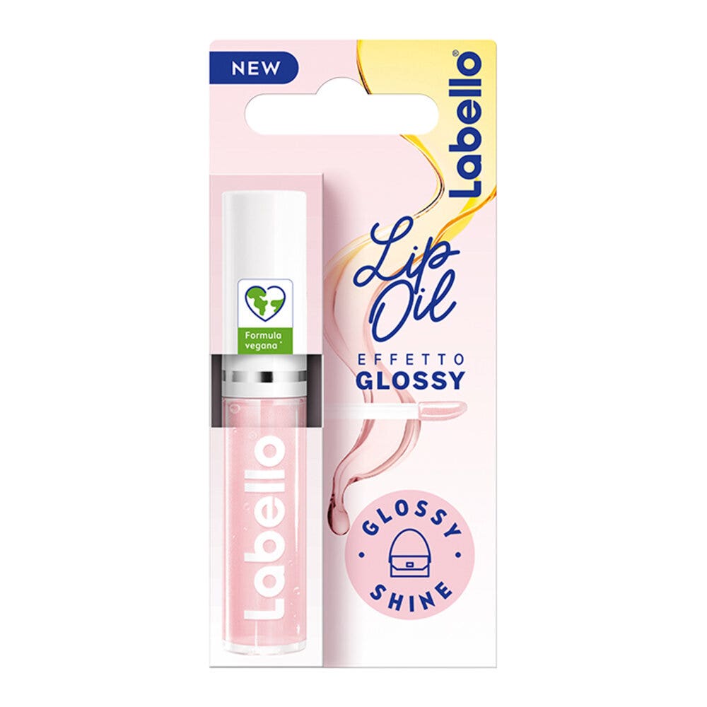 Labello Huile Lèvres Effet Glossy Baume Lèvres Teinté Volumateur et Hydratant 5,5 ml – Glossy Shine