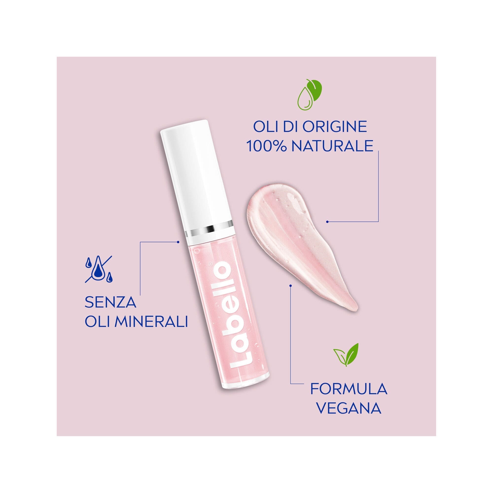 Labello Huile Lèvres Effet Glossy Baume Lèvres Teinté Volumateur et Hydratant 5,5 ml – Glossy Shine