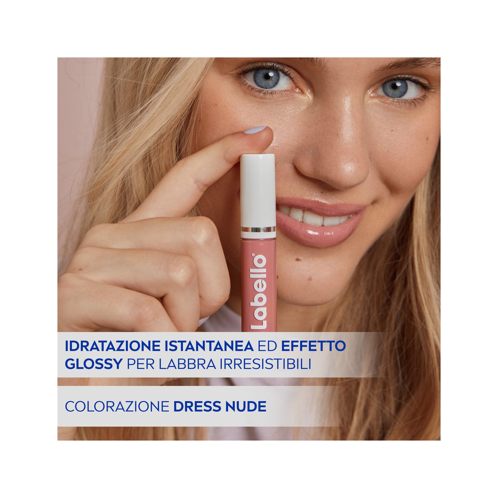 Labello Lip Oil Effet Glossy Baume à lèvres coloré, volumateur et hydratant 5,5 ml – Dress Nude