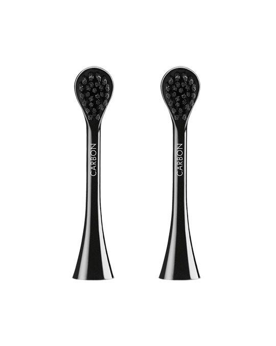 Curaprox Hydrosonic Black Is White Têtes de brosse de rechange Biw Carbon