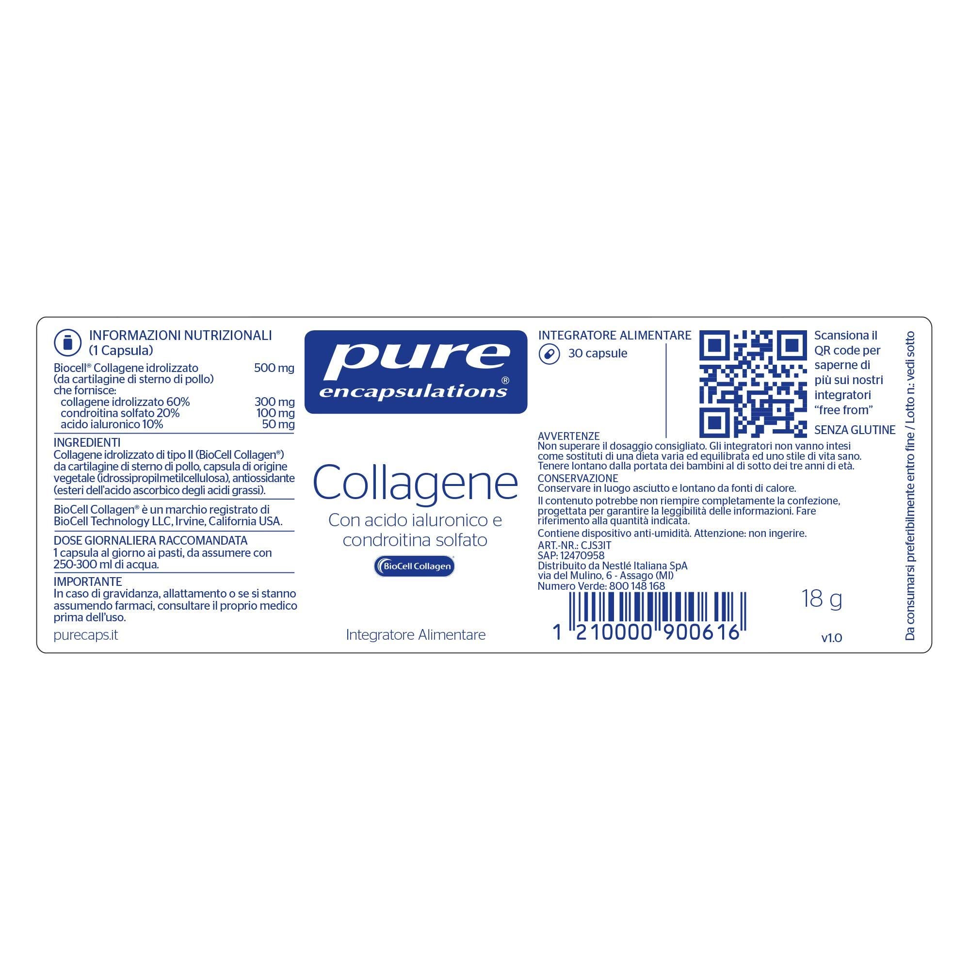 Pure Encapsulations Collagene 30 Capsule