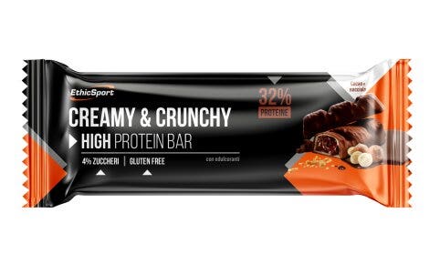 EthicSport Barre Creamy&Crunchy Cacao et Noisette 30 g