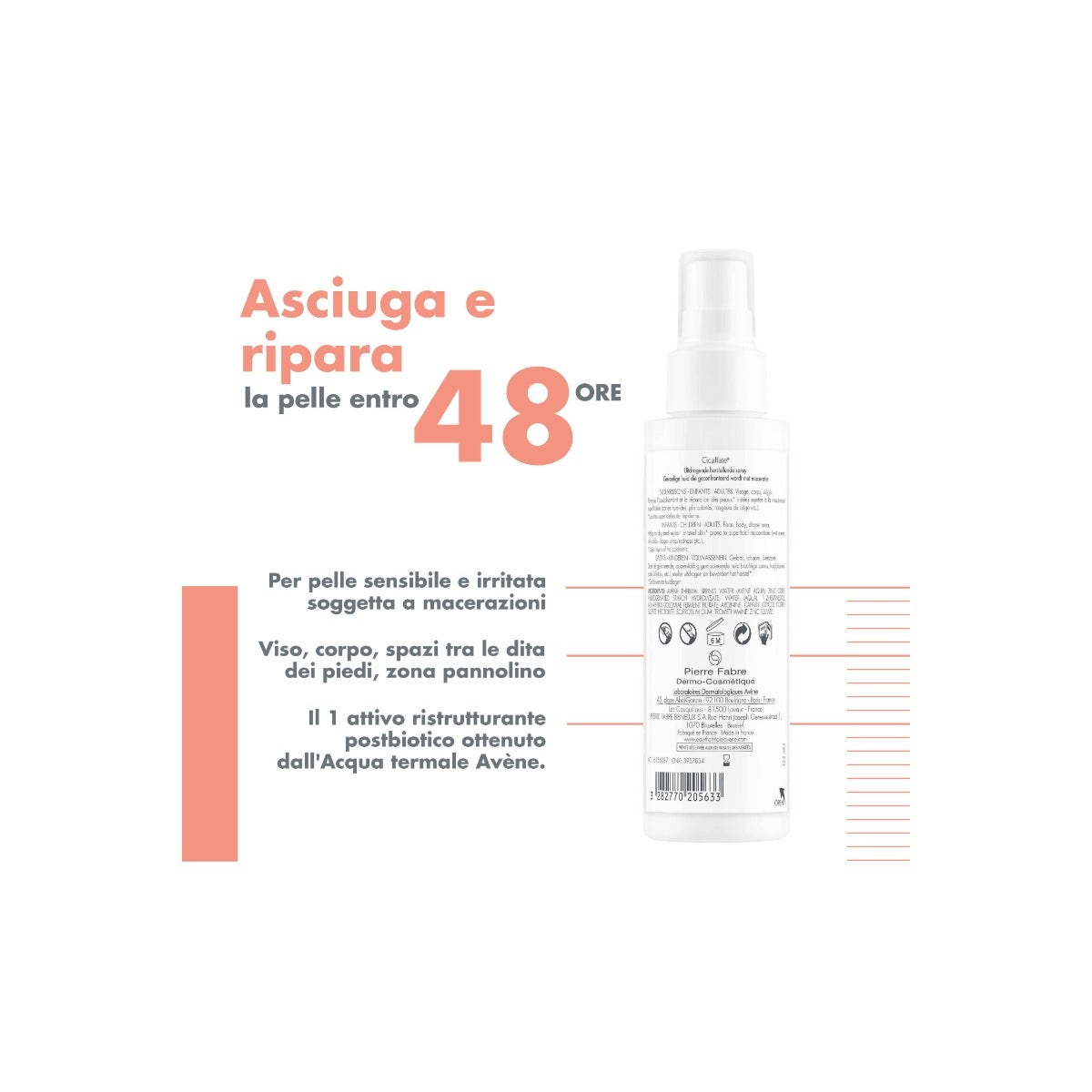 Avène Cicalfate+ Spray Absorbant Reconstructeur 100 ml