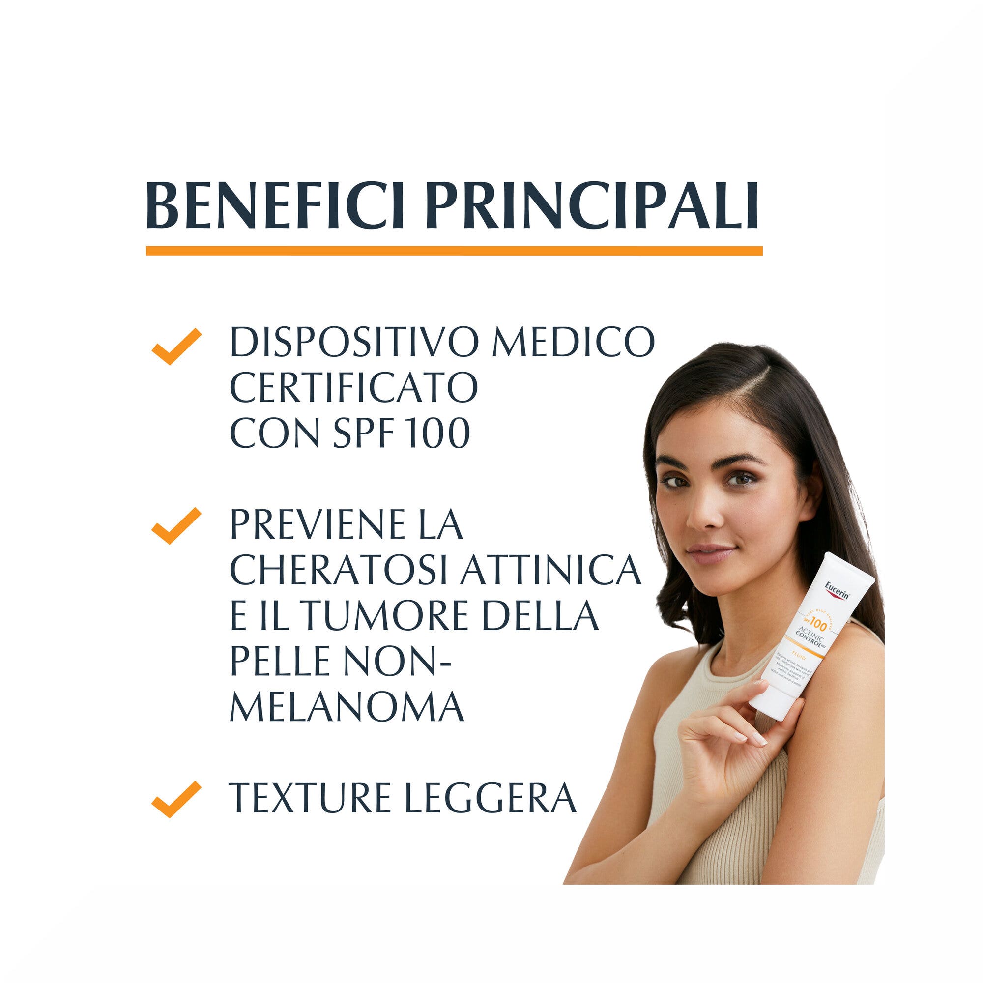 Eucerin Actinic Control MD SPF100 Crema Solare 80ml