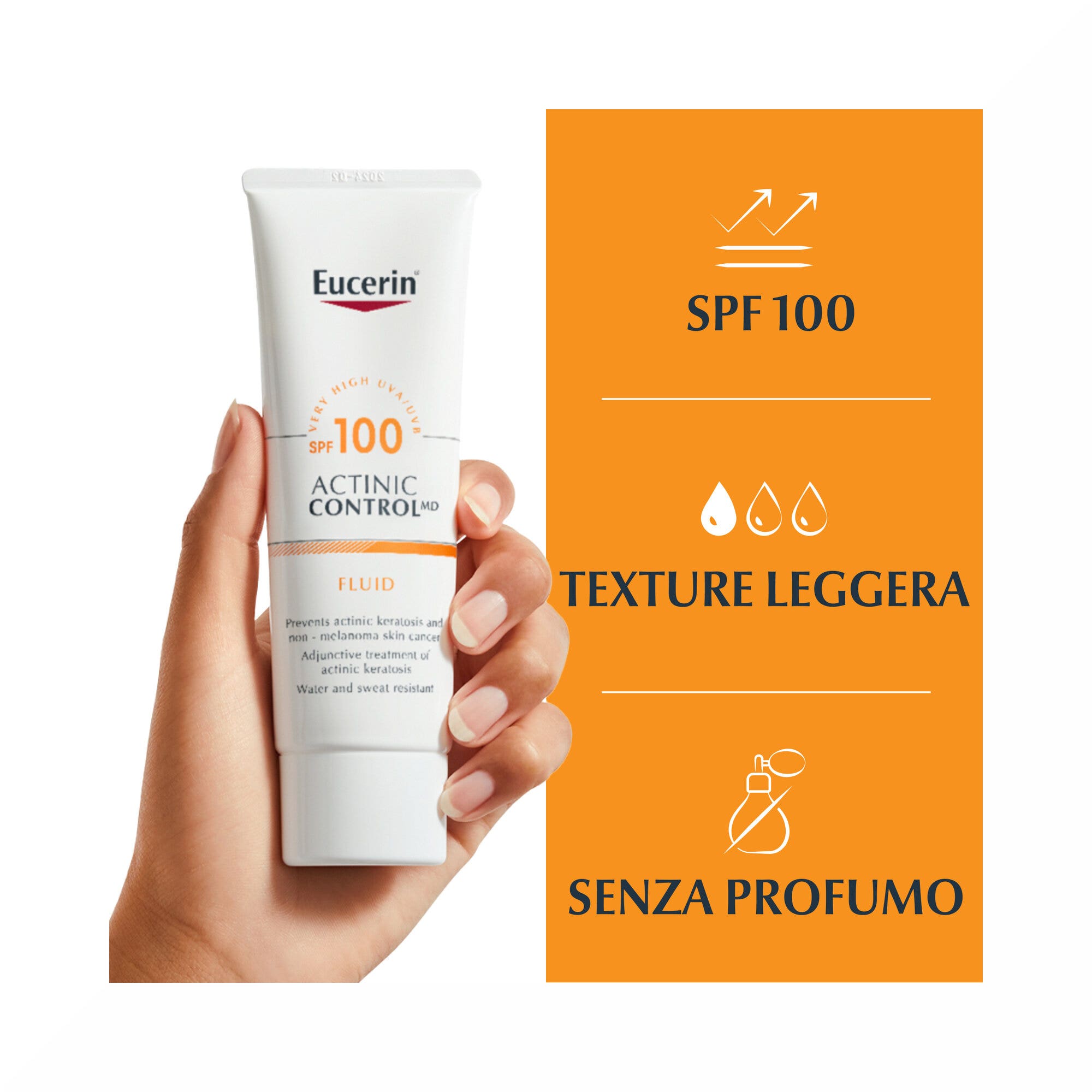 Eucerin Actinic Control MD SPF100 Crema Solare 80ml