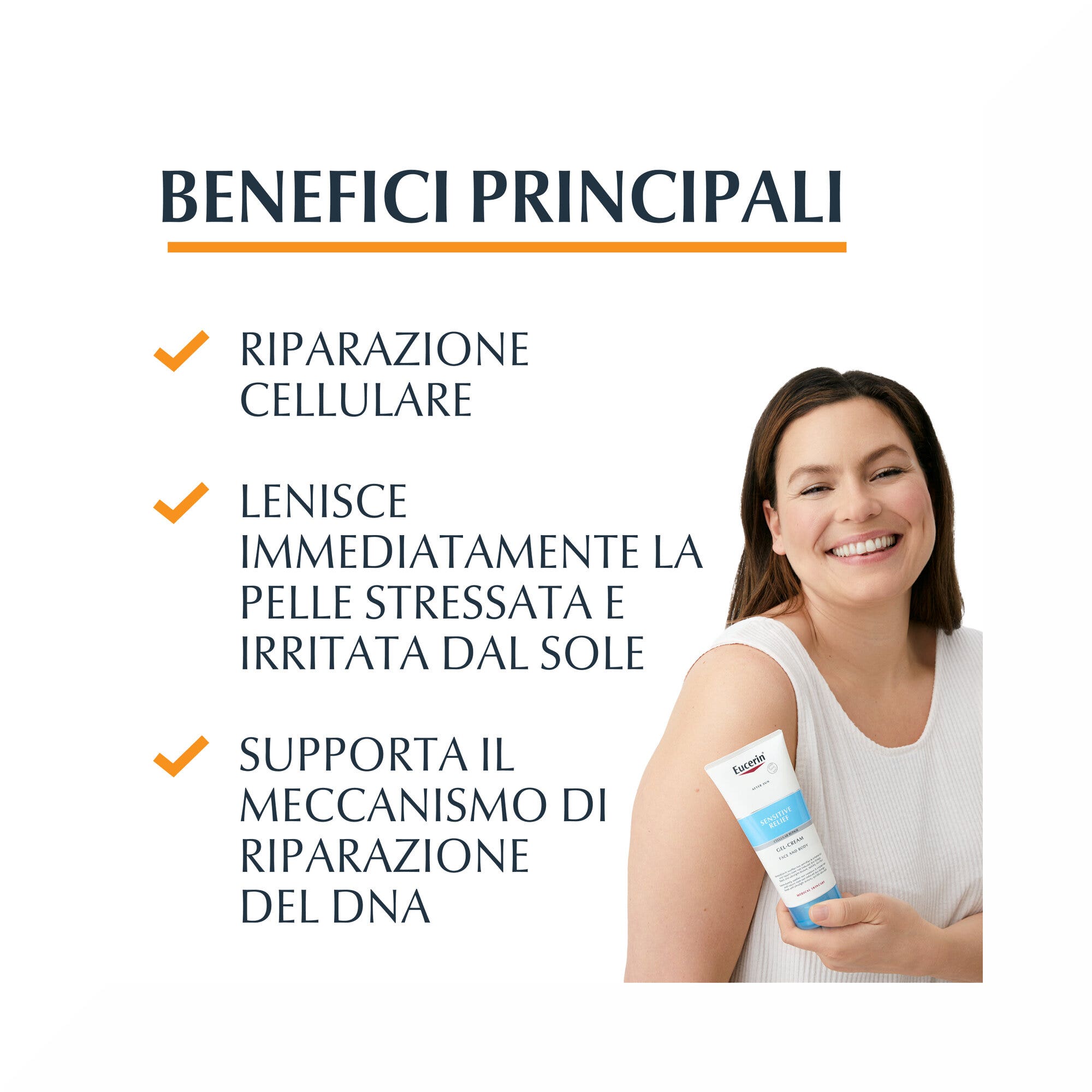 Eucerin After Sun Sensitive Relief Crème-Gel 200 ml