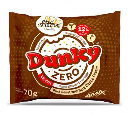 Dunky Zero Dark Donut à la crème au chocolat 70 g