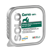 Drn Solo Cervo Aliment diététique monoprotéique humide pour chiens/chats 300 g