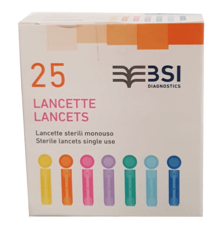 Ogcare 25 lancettes stériles à usage unique