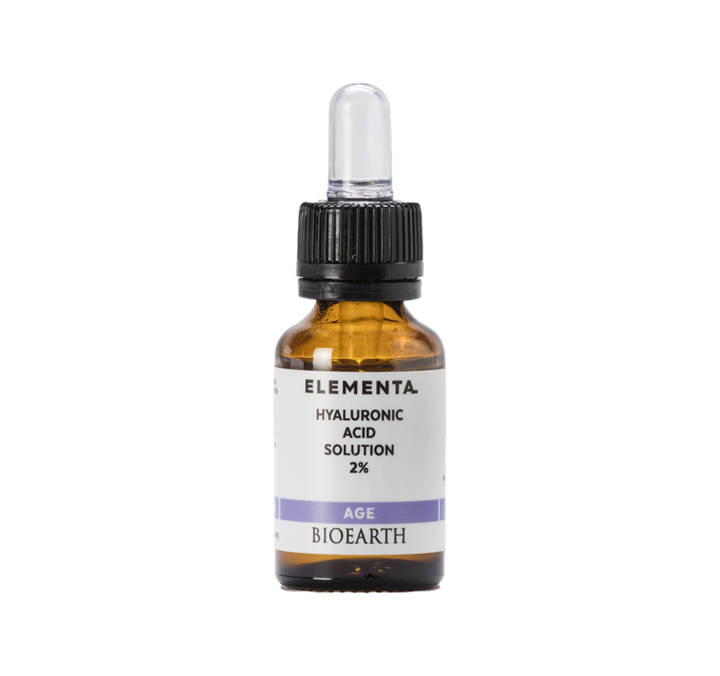 Bioearth Elementa Solution d'acide hyaluronique 2 % 15 ml