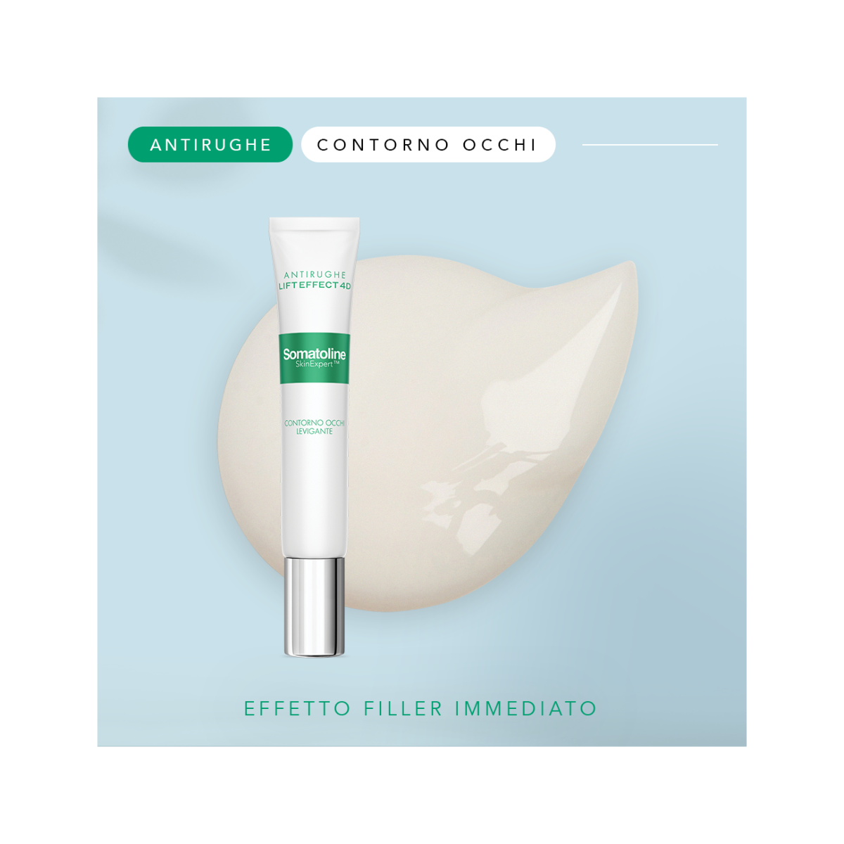 Somatoline SkinExpert Lift Effect 4D Contorno Occhi Filler Antirughe 15ml