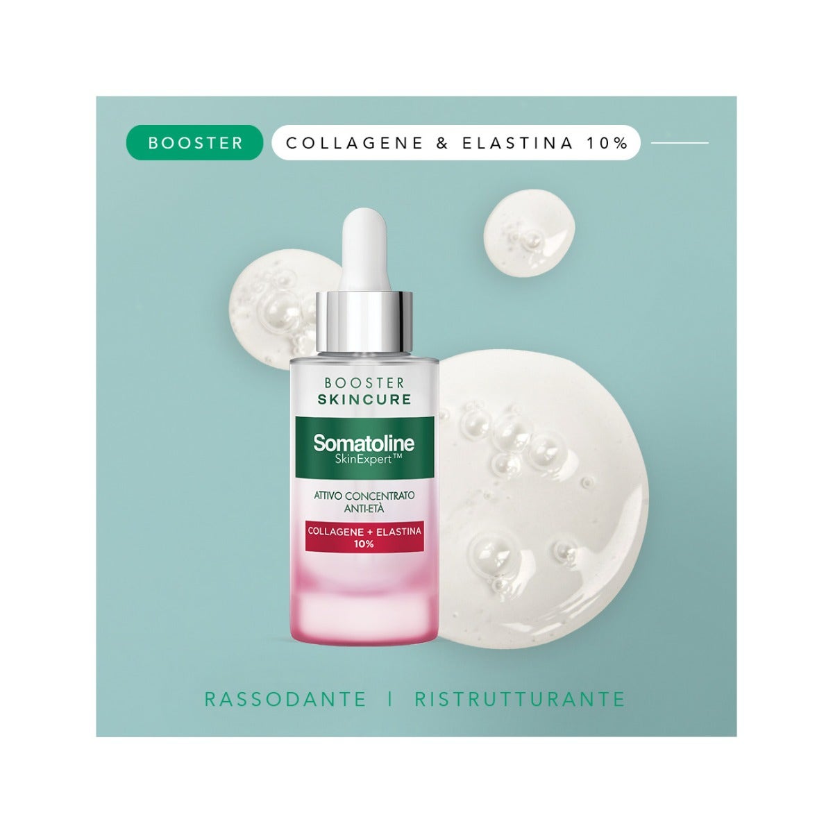 Somatoline SkinExpert Skincure Booster Redensifiant Collagène + Élastine 30 ml
