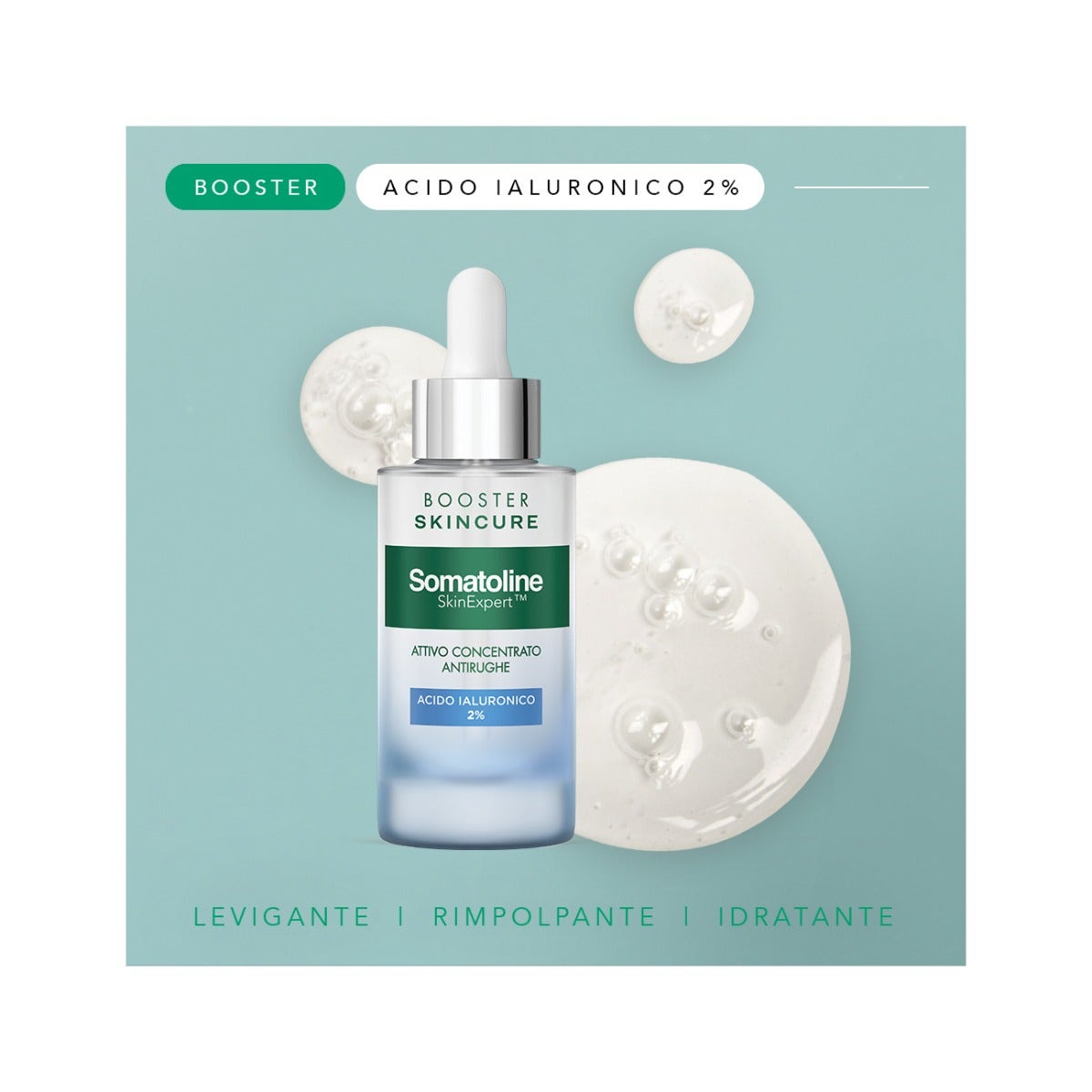 Somatoline SkinExpert Skincure Booster Antirughe Acido Ialuronico 30ml