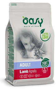Oasy Lifestage Adult Agnello Cibo Secco Per Gatti 300g