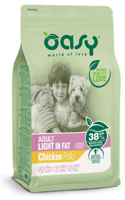 Oasy Dry Cane Adult Light In Fat Crocchette Pollo 12kg