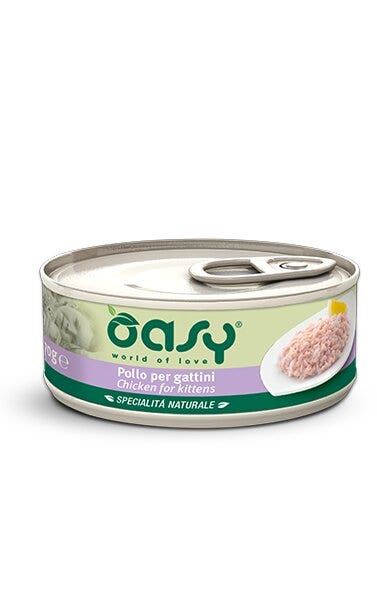 Oasy Spécialité Naturel au Poulet pour Chatons 150 g