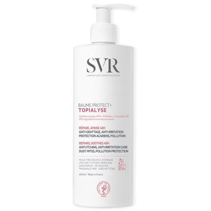 SVR Topialyse Baume Protect 400 ml - Baume hydratant pour peaux sensibles