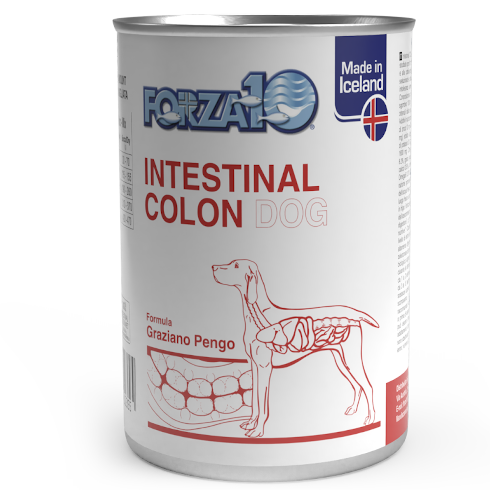 Forza10 Actiwet Intestinal Colon Nourriture humide pour chiens adultes Boîte de 390 g