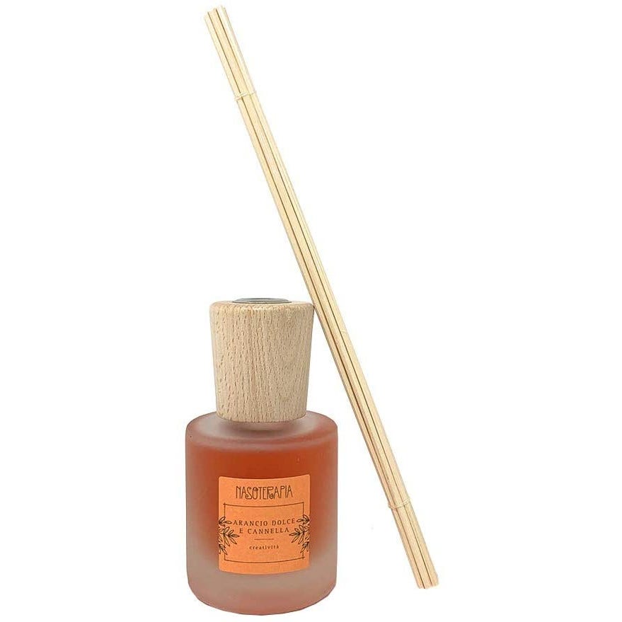 Diffuseur d'arômes Nasoterapia Bâtonnets Orange Douce et Cannelle 100 ml