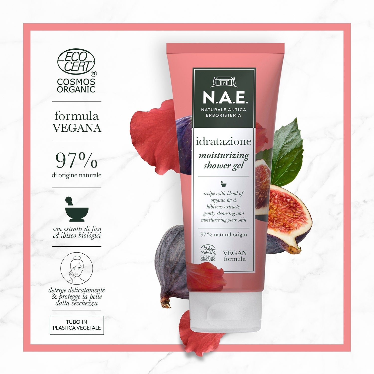 N.A.E. Docciaschiuma Idratazione Formula Vegana 200ml