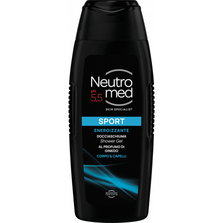 Neutromed Docciaschiuma Sport Uomo Energizzante Corpo Capelli 250 ml
