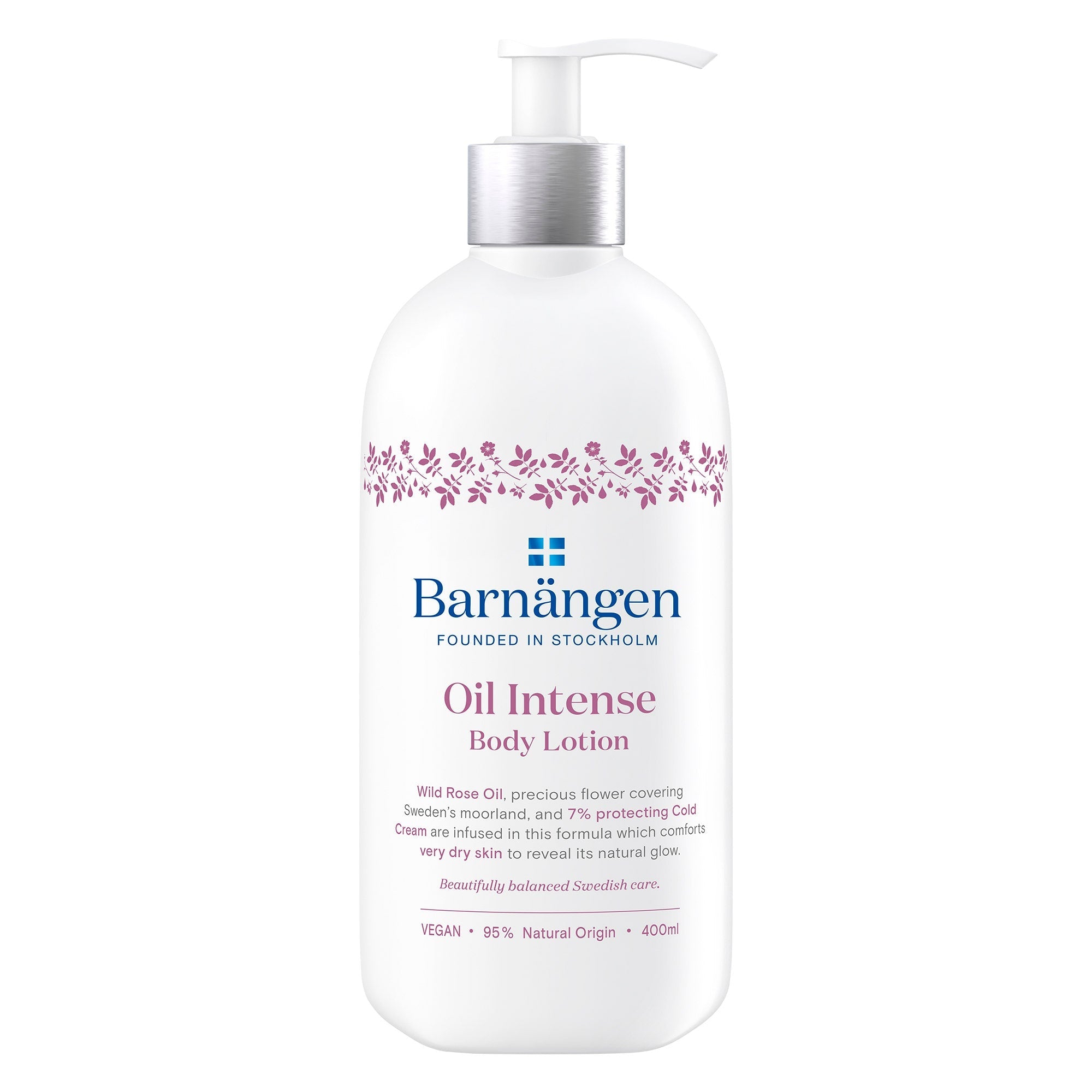 Barnangen Body Lotion Oil Intense Con Olio Di Rosa Selvatica 400ml