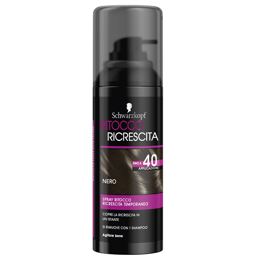 Schwarzkopf Ritocco Ricrescita Spray Temporaneo Nero 120ml