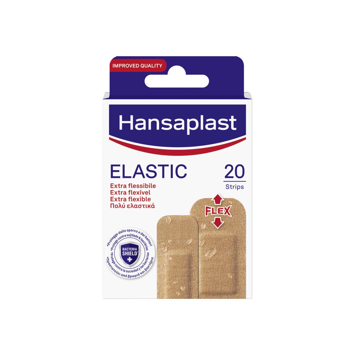 Hansaplast Pansements élastiques et souples pour les articulations, 2 formats, 20 pièces