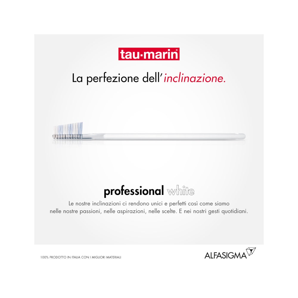 Taumarin Spazzolino Professional White Con Antibatterico