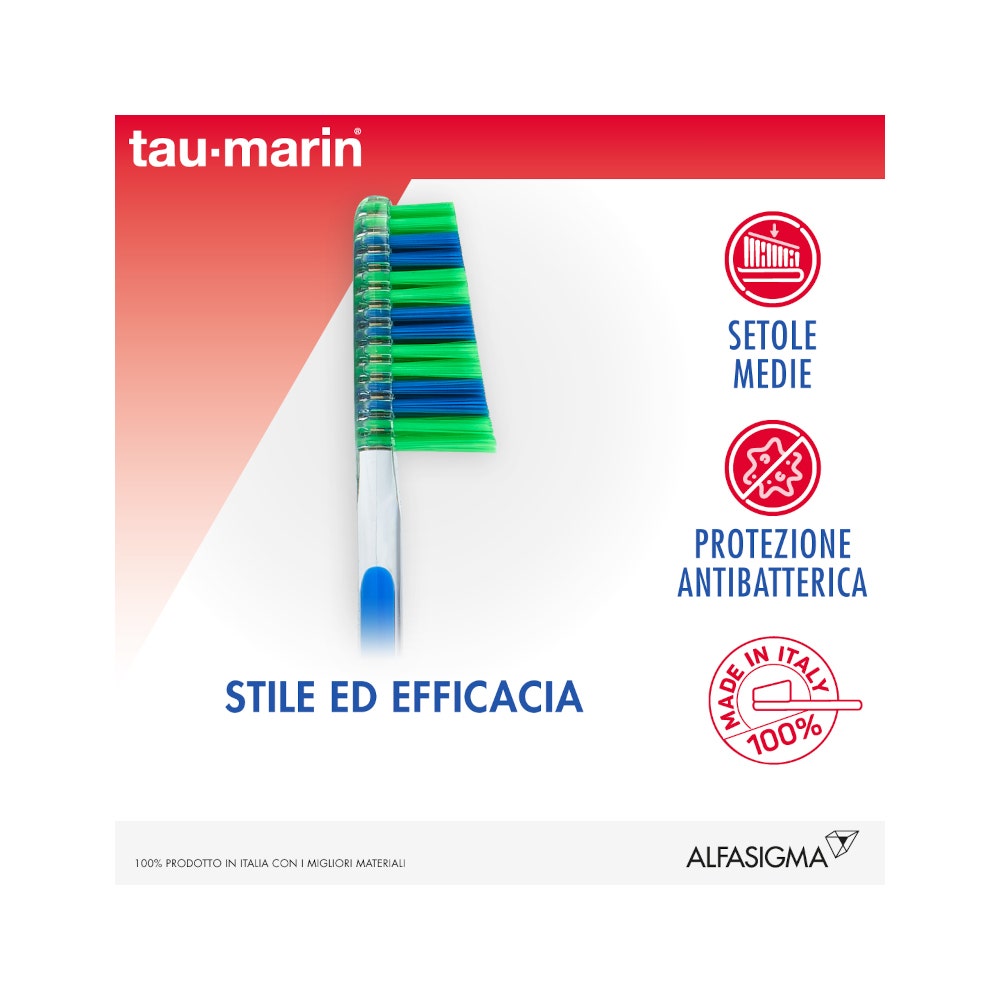 Taumarin Spazzolino Scalare 33 Medio Con Antibatterico