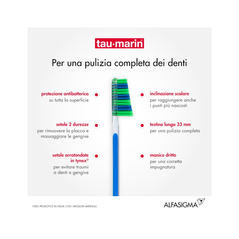 Taumarin Spazzolino Scalare 33 Medio Con Antibatterico