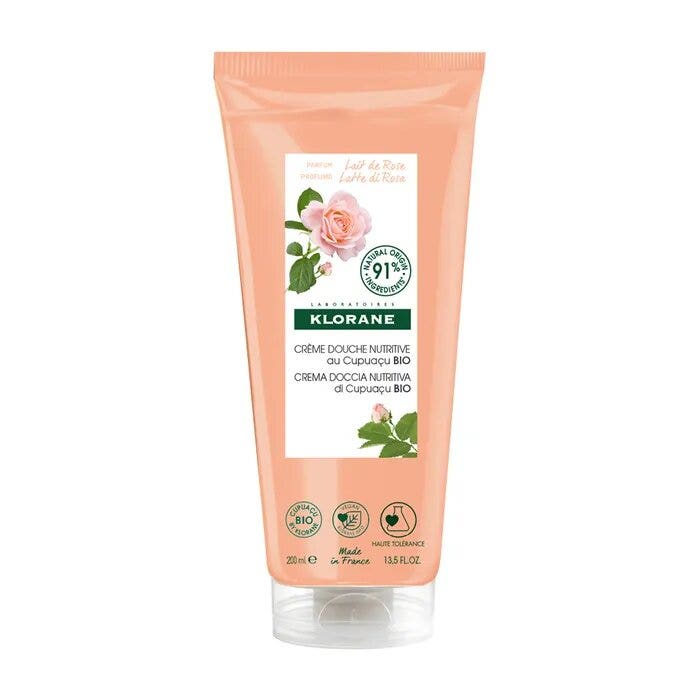 Klorane Crème de Douche au Lait de Rose 200 ml