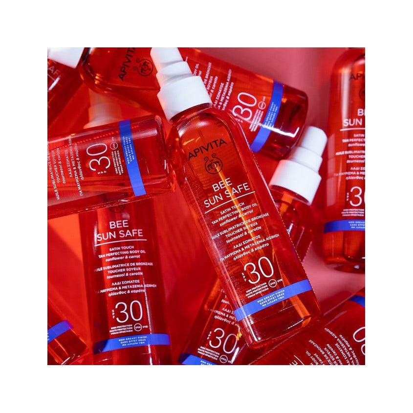 Apivita Bee Sun Safe Olio Corpo Abbronzante SPF30 200ml