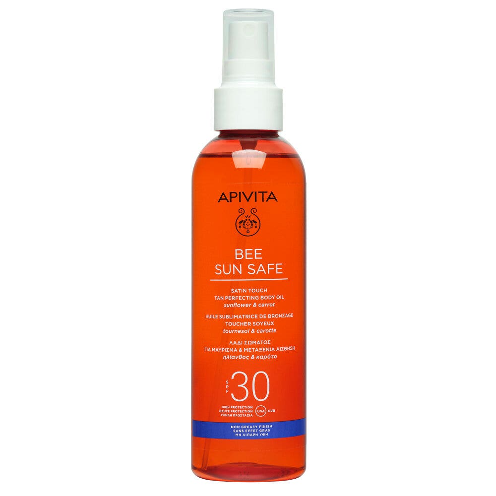 Apivita Bee Sun Safe Huile Bronzante pour le Corps SPF30 200 ml