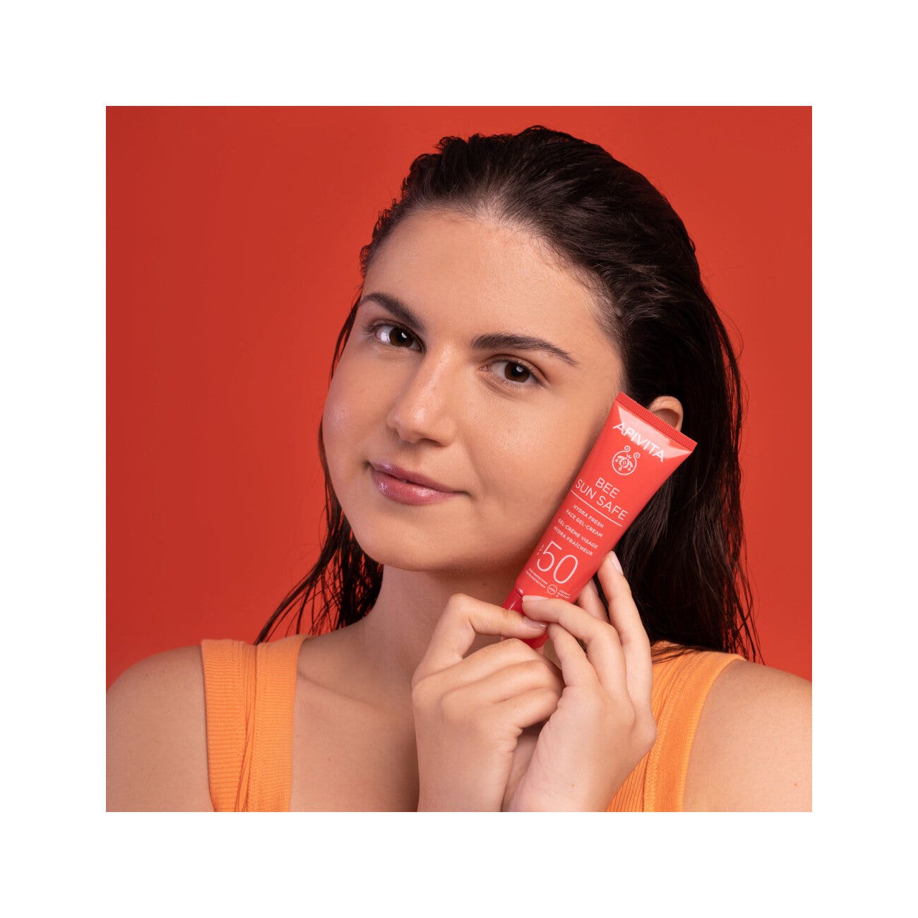 Apivita Bee Sun Safe Hydra Fresh Crème Gel Visage SPF50 50 ml