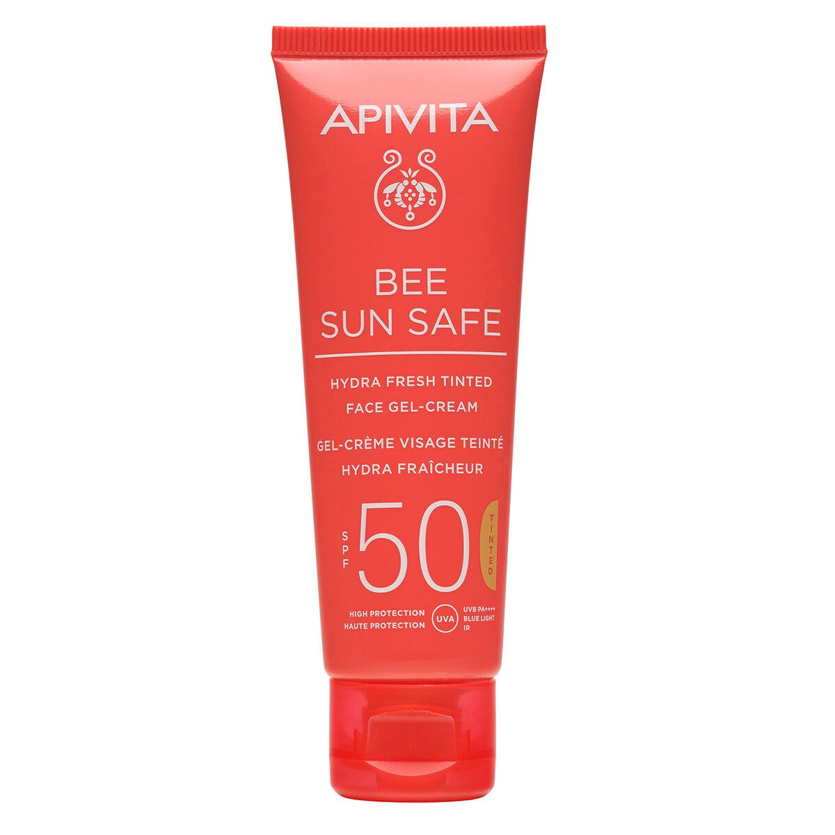 Apivita Bee Sun Safe Hydra Fresh Crème Gel Visage Teintée SPF50 50 ml
