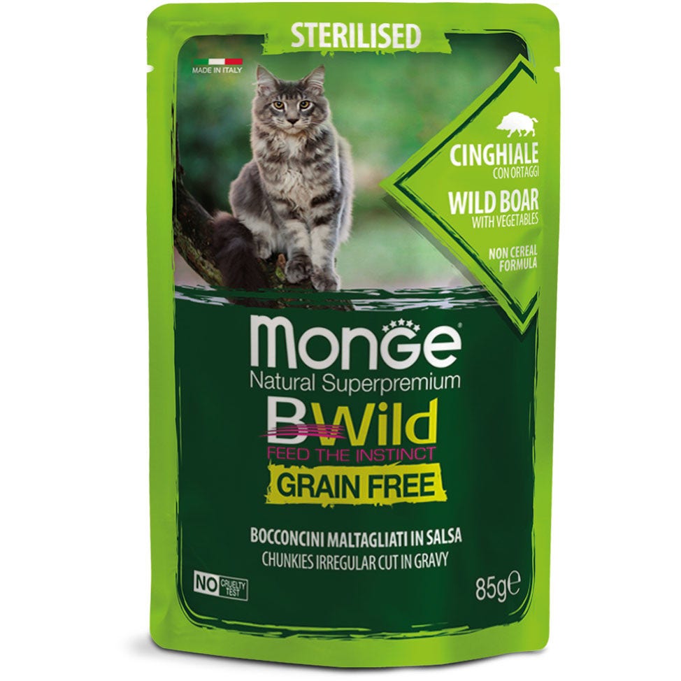 Natural Code C04 Saumon et canard pour chats adultes, sachet de 70 g