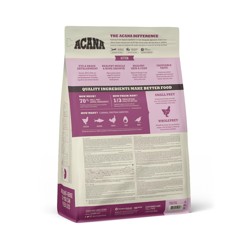 Acana Gatto Kitten First Feast Crocchette Pollo e Aringa Sacco 340g