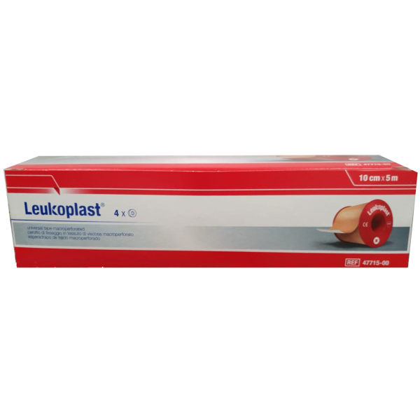 Leukoplast Cerotto Di Fissaggio In Rocchetto 4 Pezzi 10cm x 5m