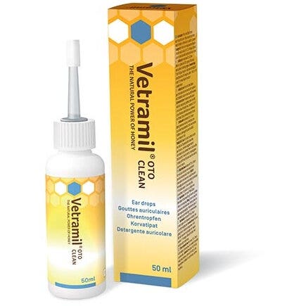 Vetramil Oto Clean Nettoyant auriculaire pour chiens/chats 50 ml