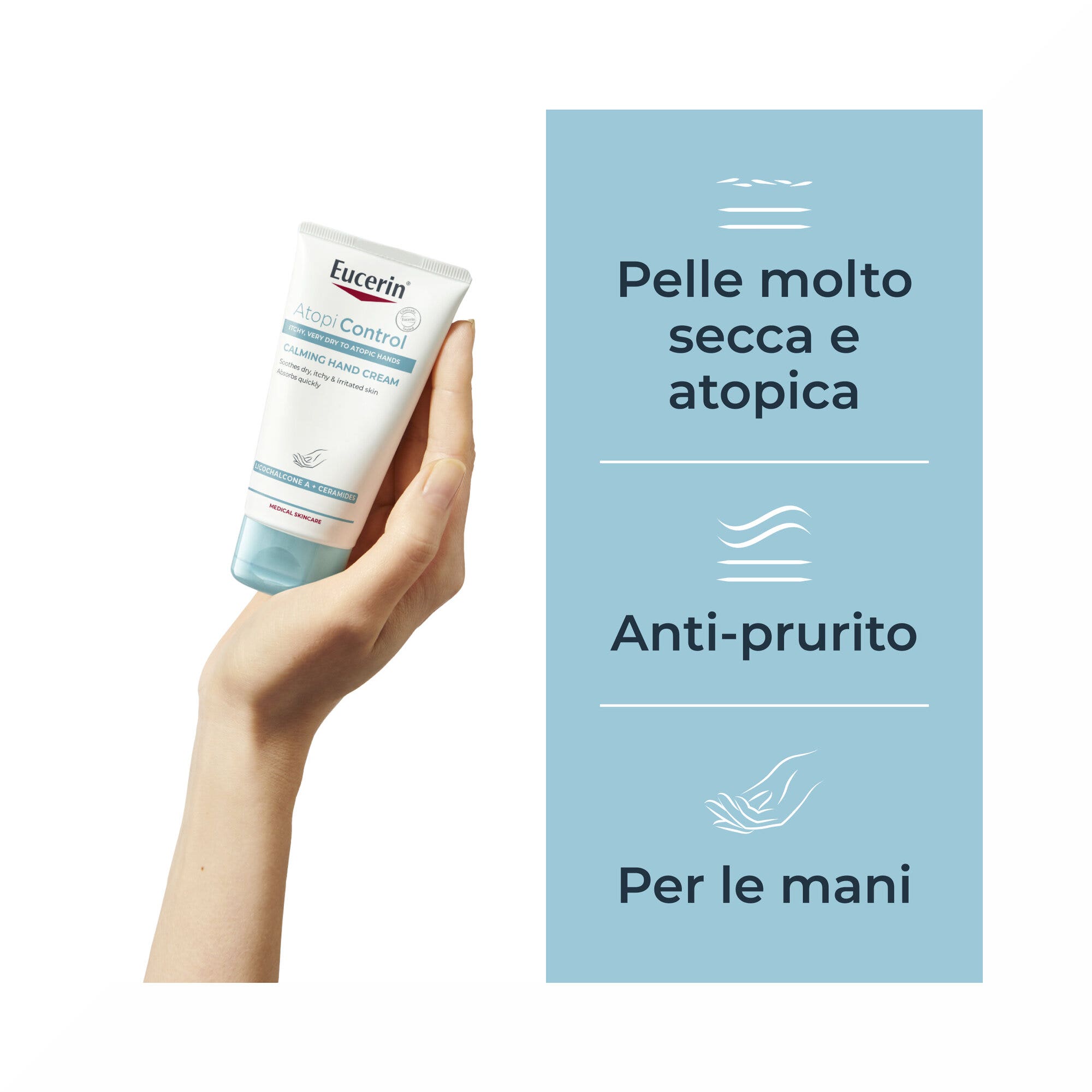 Eucerin AtopiControl Crème pour les mains 75 ml