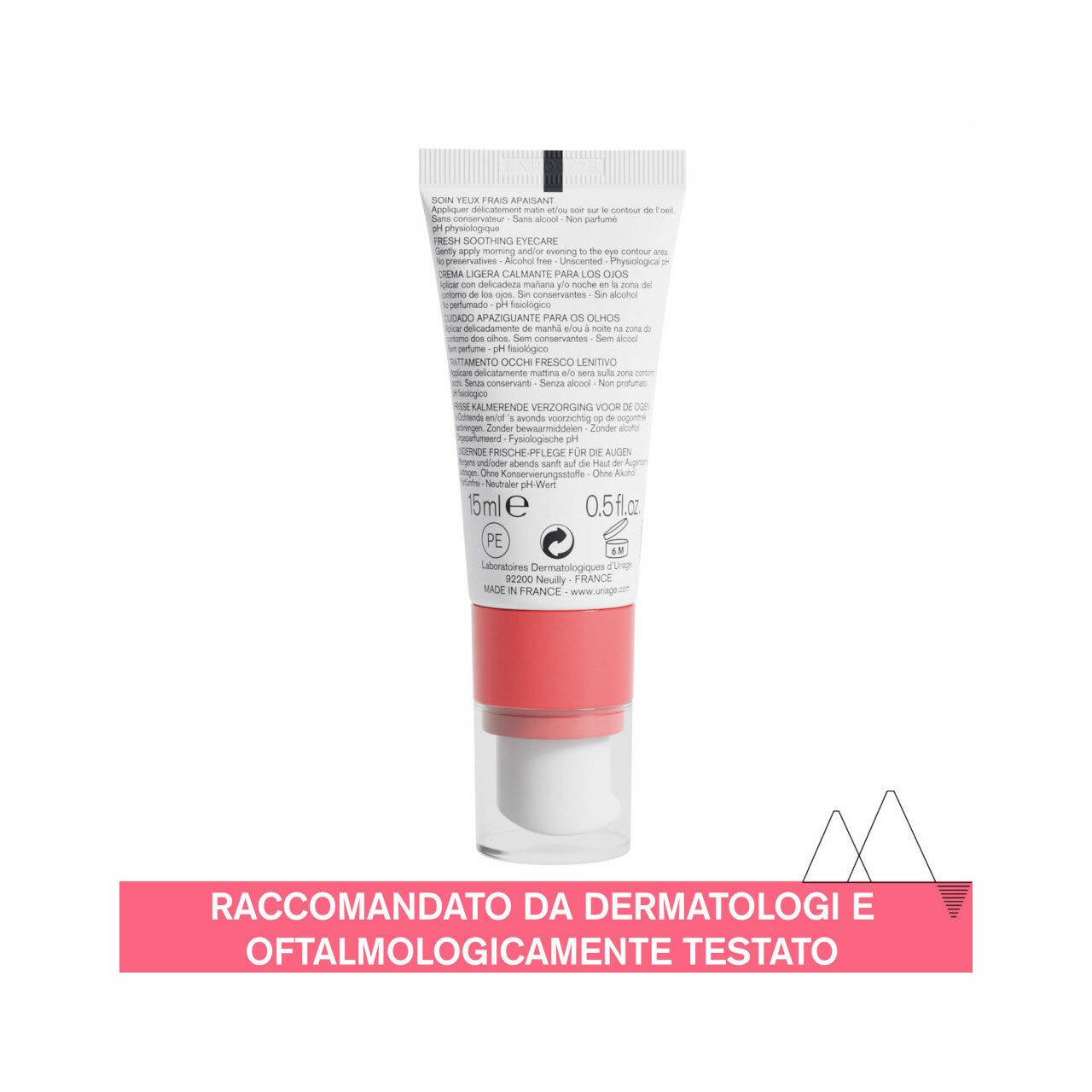 Uriage Toléderm Control Contorno Occhi Lenitivo 15ml